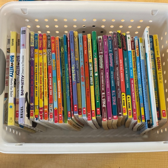 Other - Kids Paperback Book Lot of 34 books— graphic novels, silly stories, mysteries